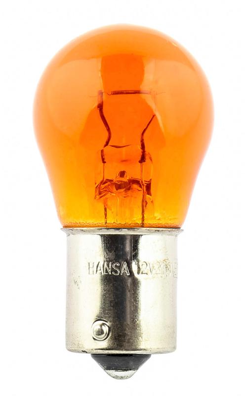 GLÖDLAMPA ORANGE BA15S PY21W - 12V 1par