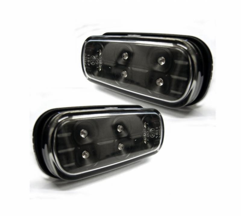 Sidoblinkers Saab 90 / 900 / 9000 / 9-3 / 9-5 [klar/svart LED]