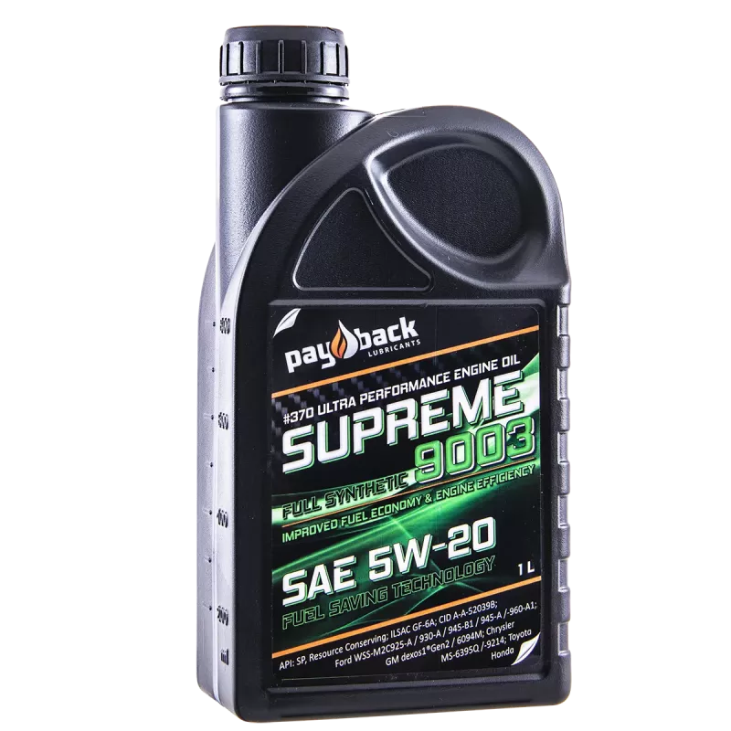 Helsyntetisk 5W-20 SUPREME 9003 1 Liter Flaska