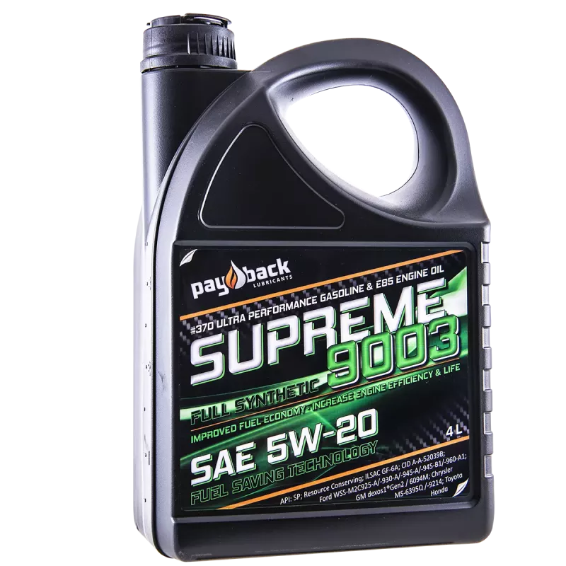 Helsyntetisk 5W-20 SUPREME 9003 4 Liter