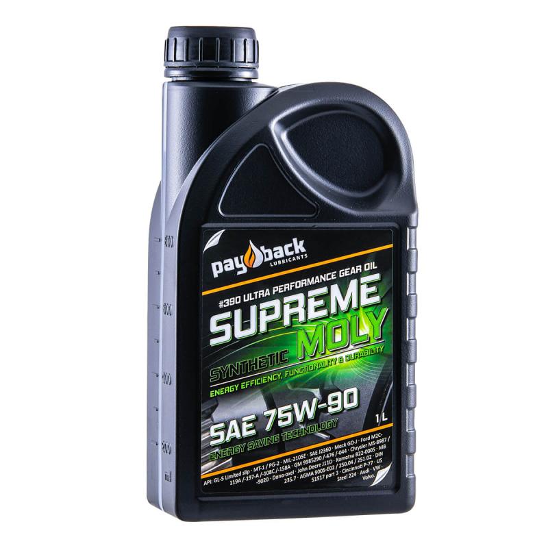 Växällådsolja SUPREME MOLY SEMI-SYNTHETIC GL-4/5 LS SAE 75W-90 1 Liter Flaska