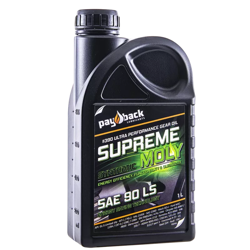 Växällådsolja SUPREME MOLY SEMI-SYNTHETIC GL-4/5 LS SAE 90 1 Liter flaska