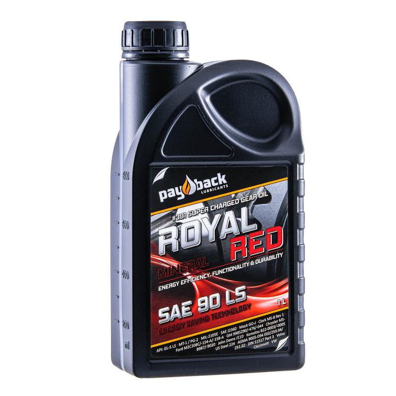 Royal red Växellådsolja - Pay Back SAE 90 1 Liter Flaska