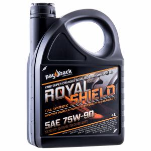 Växellådsolja ROYAL SHIELD SAE 75W-90 4 Liter - Pay Back