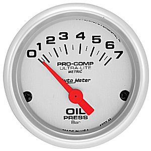 Autometer oltetryck 52mm Ultra-Lite