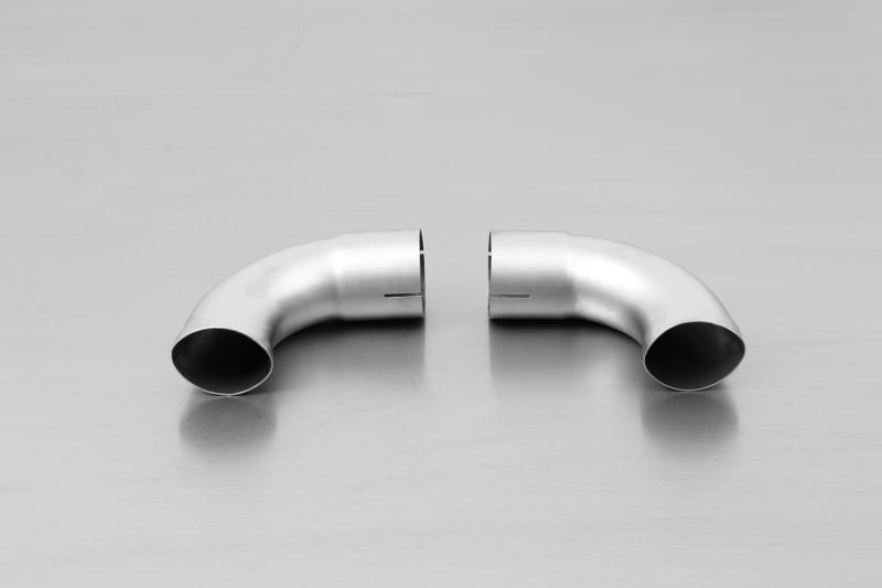 outlet tubes for A 45 AMG incl. installation kit, suitable for the original exhaust outlets