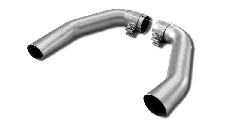 outlet tubes for CLA 45 AMG incl. installation kit, suitable for the original exhaust outlets