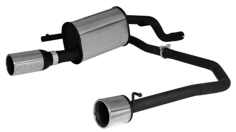 sport exhaust with left/right each 1 tail pipe Dia: 102 mm