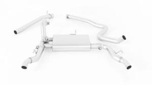 Stainless steel cat-back sport exhaust system, incl. EEC homologation