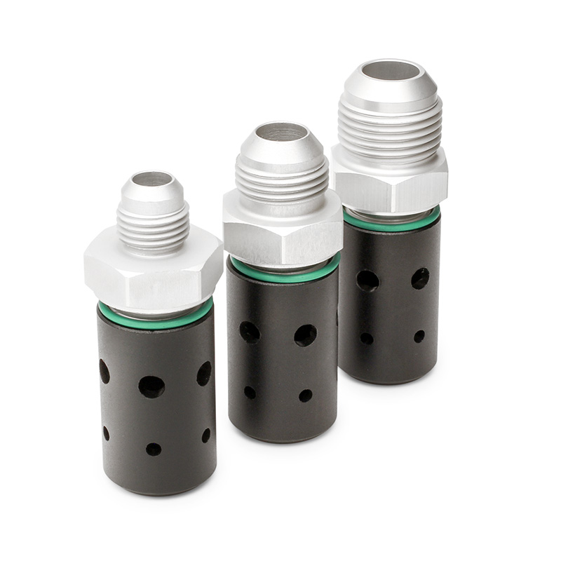 Tank Vent Safety Valve AN-8 (3/4 UNF) till AN-6 Hane