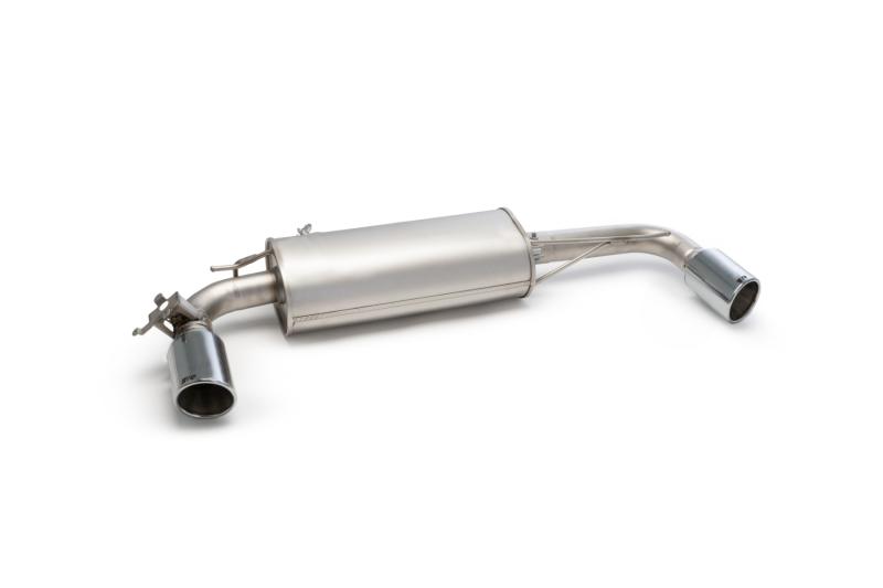 Axle-back-system L/R: Sport exhaust, with 1 integrated valve, incl. EC type approval