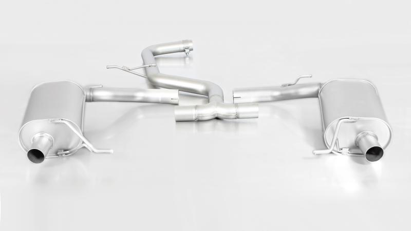 Axle-back-system, sport exhaust for SEAT Leon Cupra ST und ST 300 (selectable tail pipes), incl. EC homologation