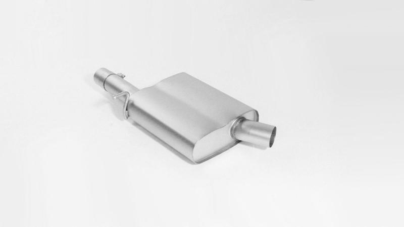 Stainless steel resonated cat-back front section, for SEAT Leon Cupra ST 300 4drive in combination with the REMUS sport exhaust, incl. EC approval