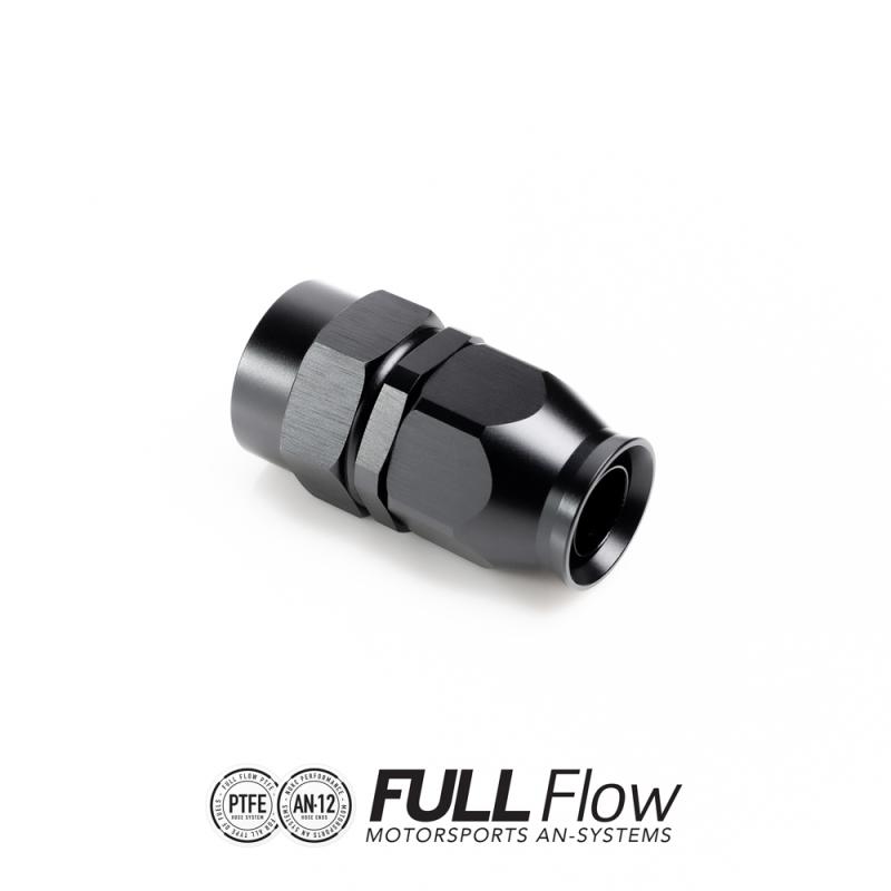 Full Flow PTFE Hose End Fitting Straight AN-12