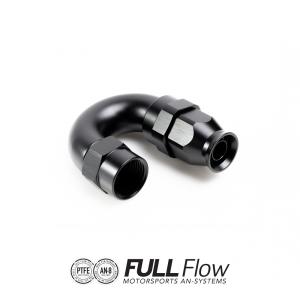 Full Flow PTFE Hose End Fitting 180 Degree AN-8