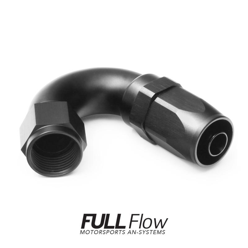 Full Flow AN Hose End Fitting 150 Degree AN-12