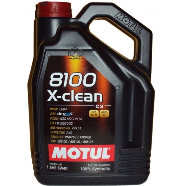MOTUL - Motorolja 8100 X-Clean+ 5W30