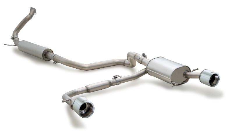 Cat-Back-System: L/R 2 tail pipes Dia: 115 mm chromed, angled rolled, incl. (EC-) approval