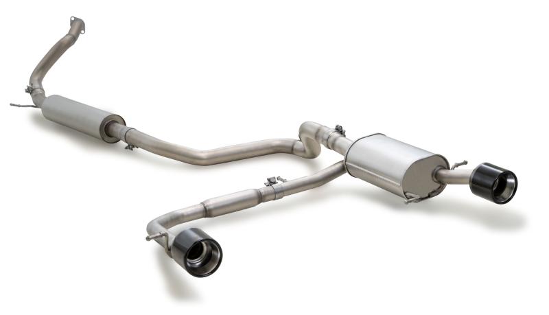 Cat-Back-System: L/R 2 tail pipes Dia: 115 mm Black Chrome, incl. (EC-) approval