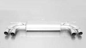 sport exhaust centered for left/right system (without tail pipes)