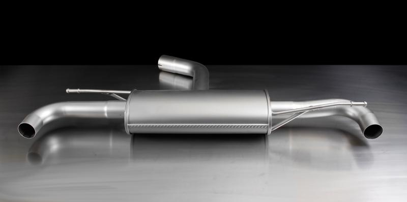 sport exhaust for left/right system (without tail pipes)