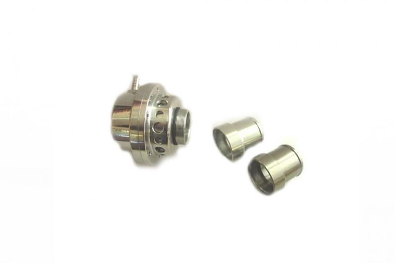Universal twin Dumpventil, Kolvtyp med påsvetsad adapter