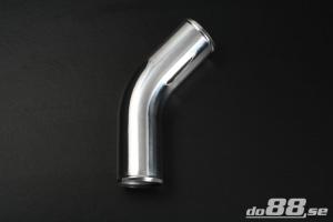 Aluminiumrör 45 grader 3,125tum (80mm)