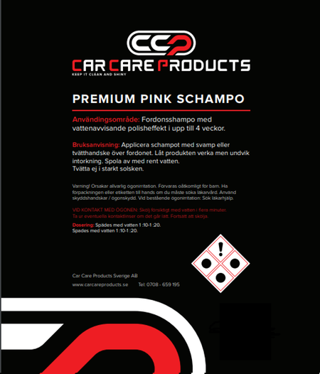 Car Care Products - Premium Pink Schampo 5L
