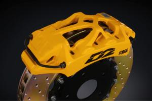 D2 BBK Rear NISSAN SKYLINE R34 GTT 2WD. 5 X 114.3 (99~02) 330x32mm, 4-piston w. dustcover. Premiere! D2 Hollow calipers!