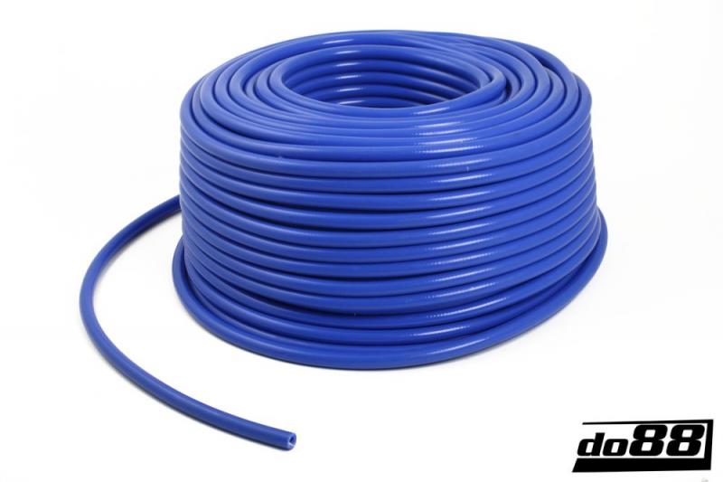 Silikonslang Armerad Blå 0,43tum (11mm)