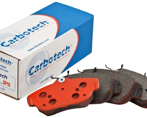Carbotech bromsbelägg (CT1247-XP10) XP10 till D2 Bromskit fram 330-356mm