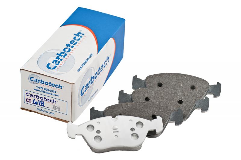 Carbotech bromsbelägg XP8 till D2 Bromskit fram 330-356mm