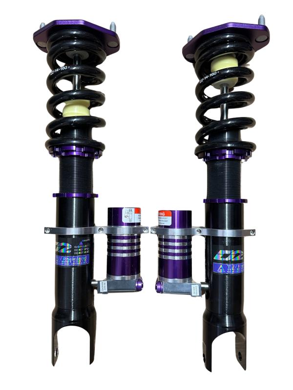 3. D2 Coilovers Super Racing MITSUBISHI EVO 4-6 (97~01). Endast bak