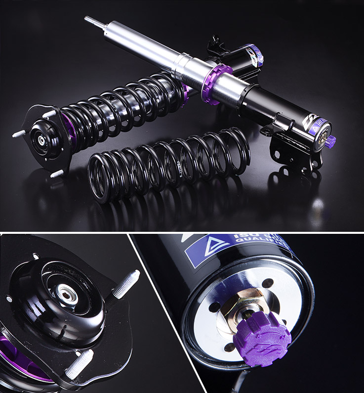 D2 Coilovers grus/snö NISSAN PULSAR N15 (95~00)