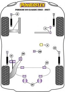 Porsche 911 Classic (1965-1967) Front Stabilizer Link Rod Bush
