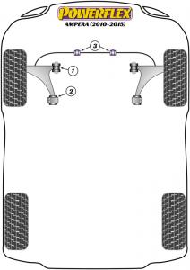 Vauxhall / Opel Ampera (2010 - 2015) Front Anti Roll Bar Bush 26.6mm