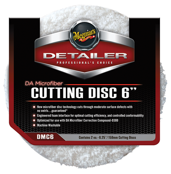 DA Microfiber Cutting Pad 6" 2-pack