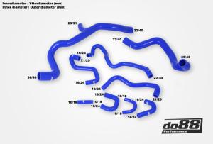 Volvo V70/S80 2.5T 2.5FT AFV 2008-15 Kylarslangar Röd