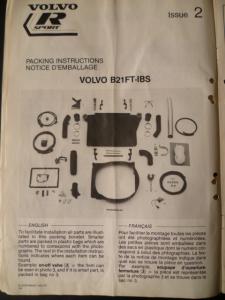 Volvo 240 Turbo B21FT Tryckslangar Blå