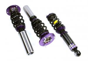 1. D2 Coilovers Gatkit BMW E30 4 Cyl OE Ø: 45mm (Svetsas fram Bak: fjäder/dämpare i ett stycke "Integrerad") (82~92)