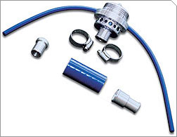 Dumpventil med anslutningar till Subaru Impreza MY 93-95 , Polerad