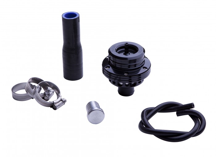 Dumpventil med anslutningar till Subaru Impreza MY 93-95 , Svart