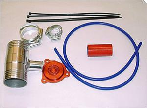 Dumpventilsmonteringssats till Ford Escort Cosworth T25 Turbo, Blå