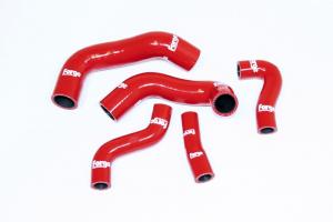 Nedre Silikon Kylarslangar för Audi, VW, och SEAT, Röd