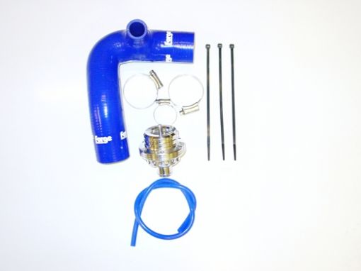 Öppen dumpventil och monteringskitt (inte fyra)