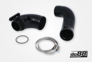 VAG 1.8 2.0 TSI (MQB) Turbo inloppsrör, Svart slang, OEM Turbo, OEM Luftburk