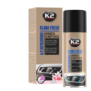 K2 Klimatanläggning rengörning / Luftfräschare blom doft - 150ml