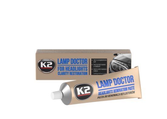 K2 Lamp doctor. Renoveringspasta/ polishs för strålkastare - 60g