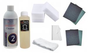 LeTech PREPPKIT INFÖR FÄRGNING AV LÄDER (MEDIUM)