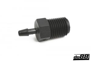 Rak koppling 4mm 1/4tum-18 NPT